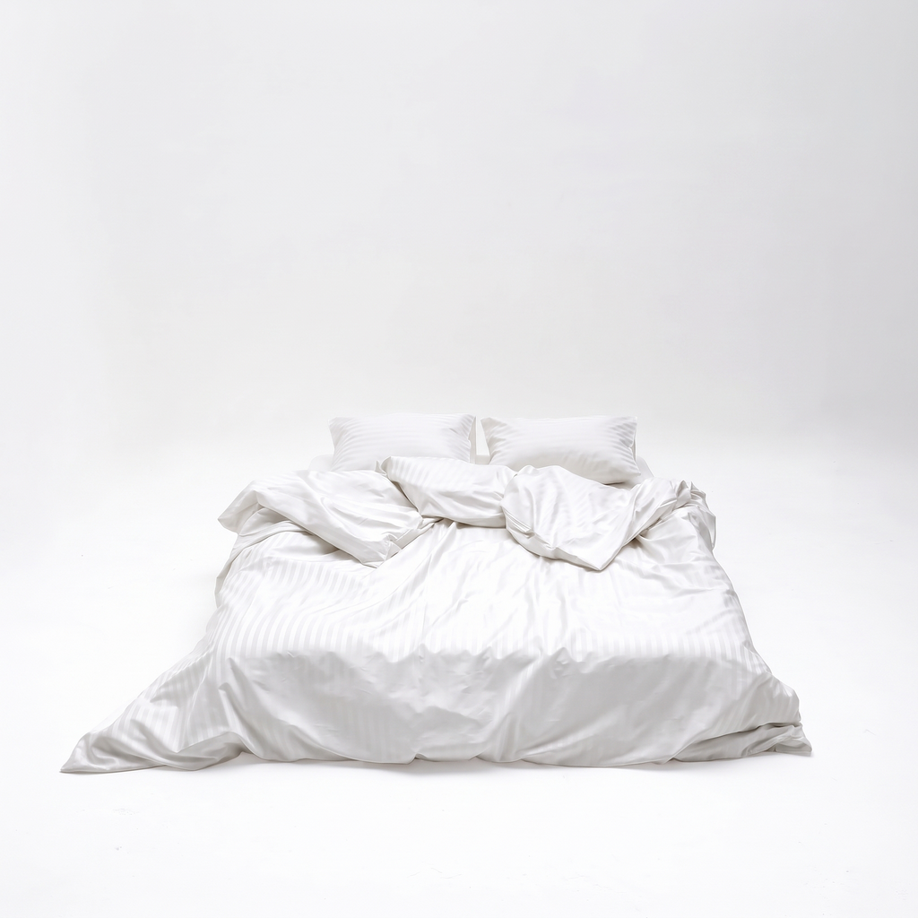 Duvet Cover Set Lines Egyptian Cotton (1000 TC)