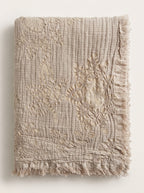 Folia Bedspread in Giza Cotton