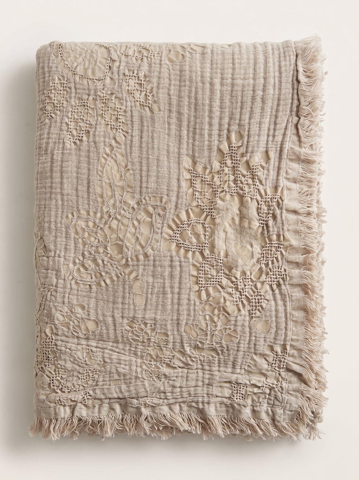 Folia Bedspread in Giza Cotton