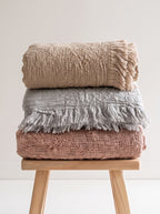 Folia Bedspread in Giza Cotton